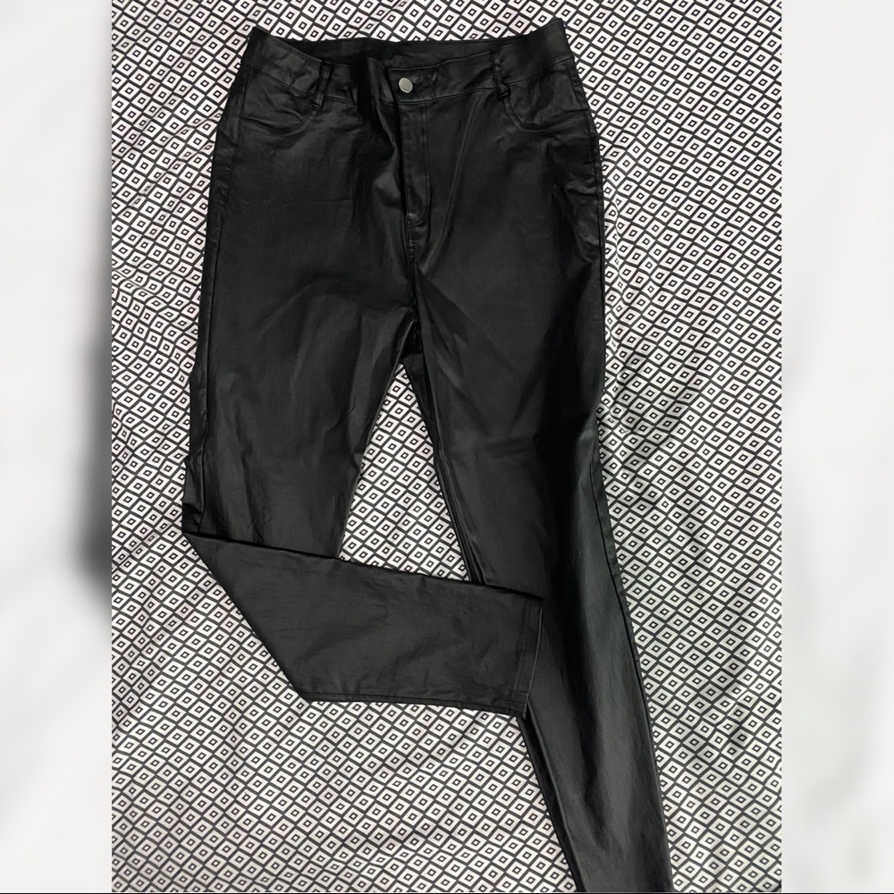 Faux Leather Pants